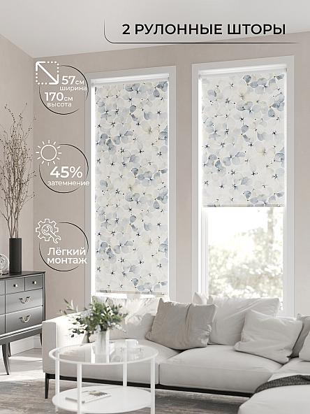 Рулонная штора для кухни для детской Ронлирт - 08 - ширина 57 см - фото 2