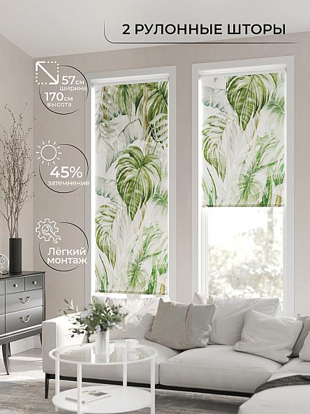 Рулонная штора для кухни для детской Ронлирт - 33 - ширина 57 см - фото 2