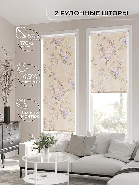 Рулонная штора для кухни для детской Ронлирт - 45 - ширина 57 см - фото 2