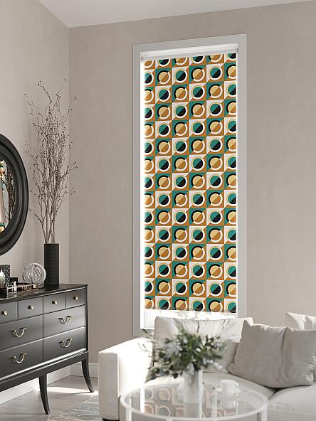 Рулонная штора для кухни для детской Ронлирт - 63 - ширина 57 см - фото 3