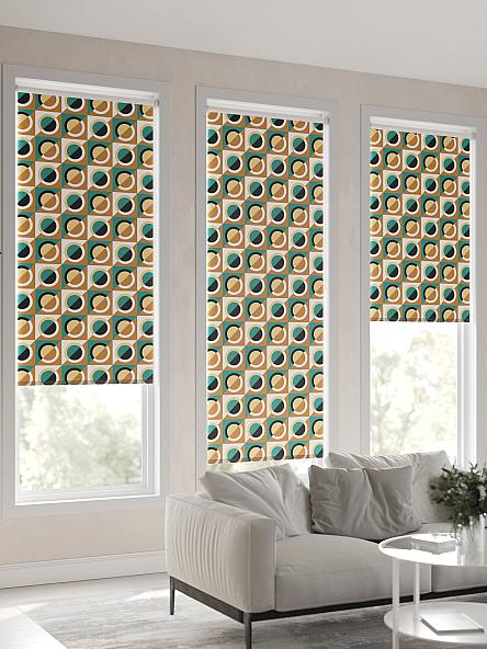 Рулонная штора для кухни для детской Ронлирт - 63 - ширина 57 см - фото 6