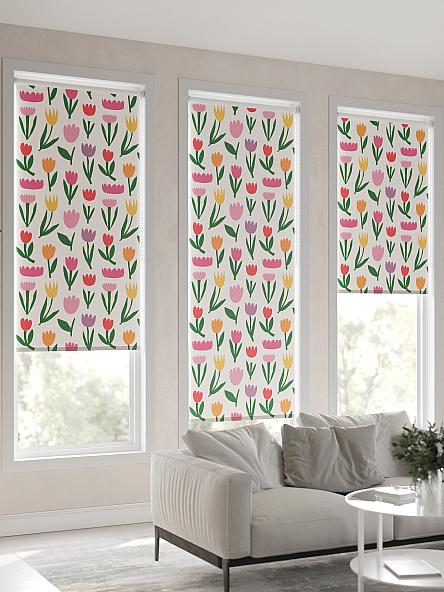 Рулонная штора для кухни для детской Ронлирт - 70 - ширина 57 см - фото 6