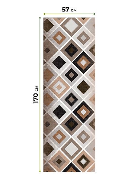 Рулонная штора для кухни для детской Ронлирт - 88 - ширина 57 см - фото 5