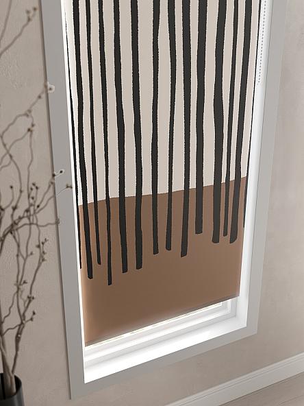 Рулонная штора для кухни для детской Ронлирт - 89 - ширина 57 см - фото 4