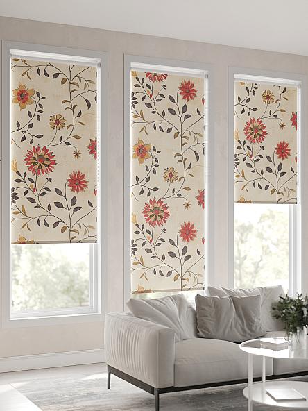 Рулонная штора для кухни для детской Ронлирт - 102 - ширина 57 см - фото 6