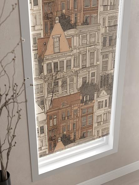 Рулонная штора для кухни для детской Ронлирт - 103 - ширина 57 см - фото 4