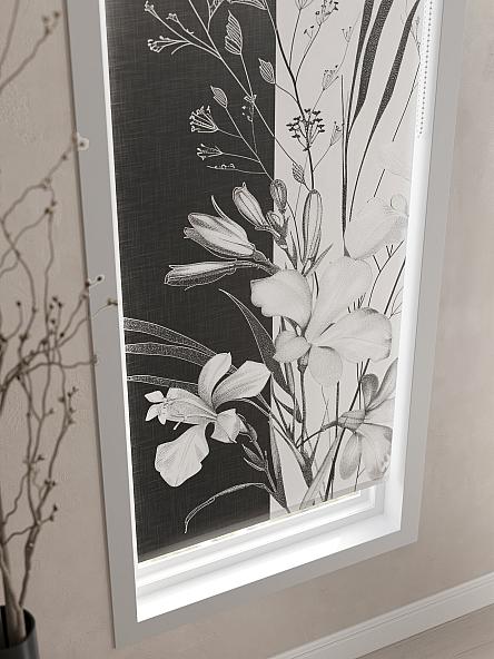 Рулонная штора для кухни для детской Ронлирт - 104 - ширина 57 см - фото 4