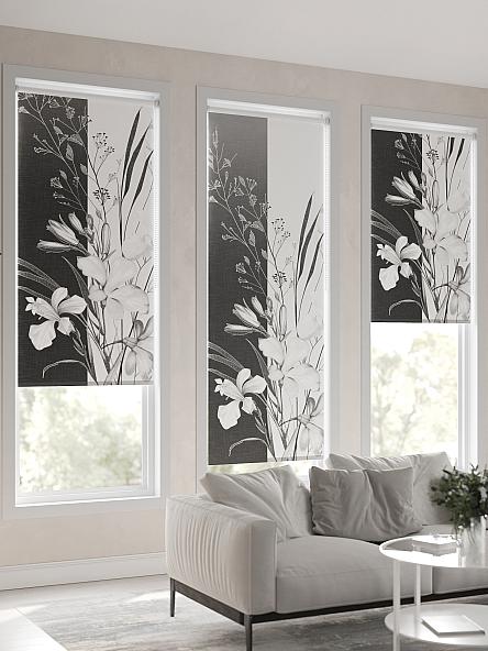 Рулонная штора для кухни для детской Ронлирт - 104 - ширина 57 см - фото 6