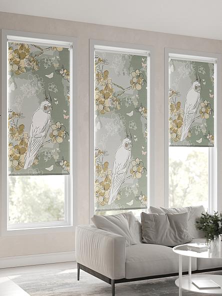 Рулонная штора для кухни для детской Ронлирт - 107 - ширина 57 см - фото 6