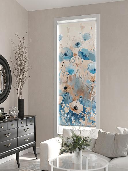 Рулонная штора для кухни для детской Ронлирт - 110 - ширина 57 см - фото 3