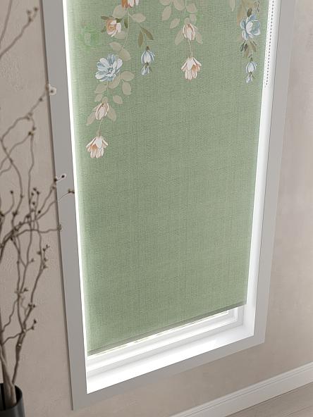 Рулонная штора для кухни для детской Ронлирт - 112 - ширина 57 см - фото 4