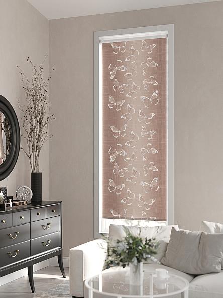 Рулонная штора для кухни для детской Ронлирт - 118 - ширина 57 см - фото 3