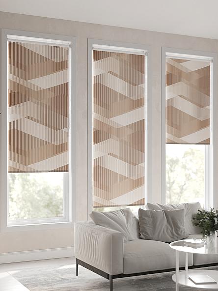 Рулонная штора для кухни для детской Ронлирт - 121 - ширина 57 см - фото 6