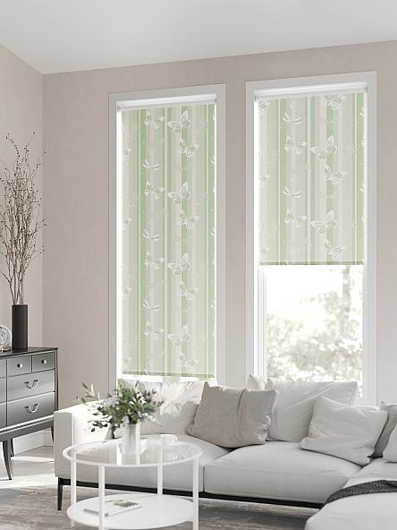 Рулонная штора для кухни для детской Ронлирт - 122 - ширина 57 см