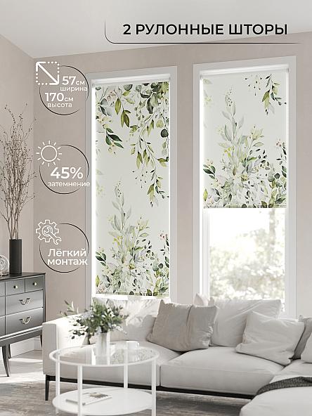 Рулонная штора для кухни для детской Ронлирт - 125 - ширина 57 см - фото 2