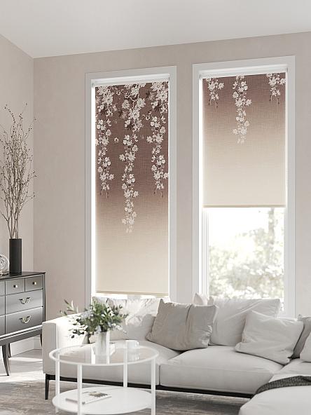 Рулонная штора для кухни для детской Ронлирт - 134 - ширина 57 см