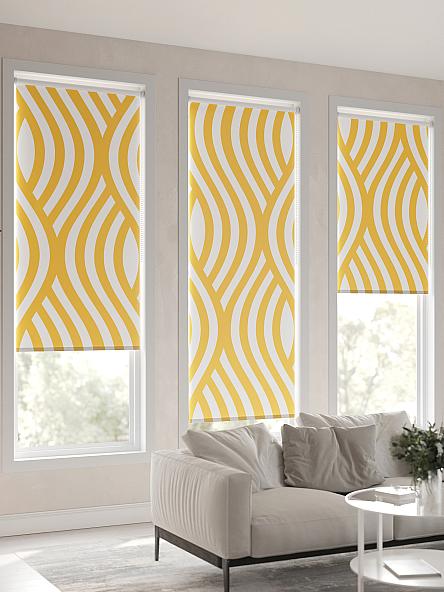 Рулонная штора для кухни для детской Ронлирт - 135 - ширина 57 см - фото 6