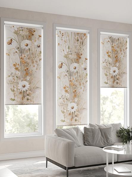 Рулонная штора для кухни для детской Ронлирт - 139 - ширина 57 см - фото 6