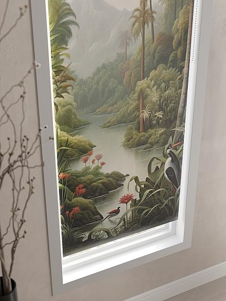 Рулонная штора для кухни для детской Ронлирт - 143 - ширина 57 см - фото 4