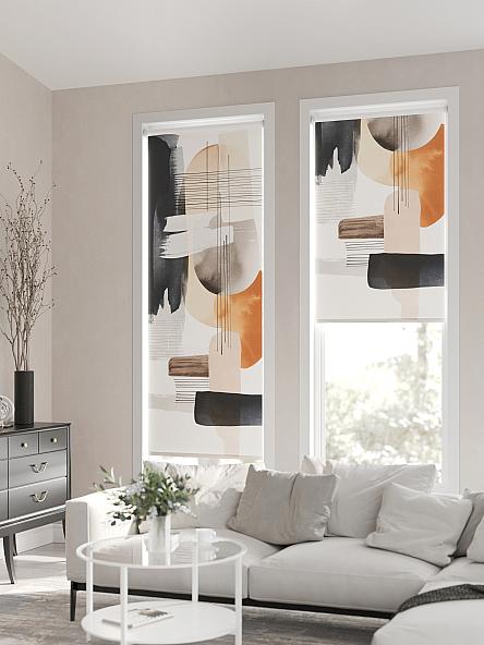 Рулонная штора для кухни для детской Ронлирт - 144 - ширина 57 см