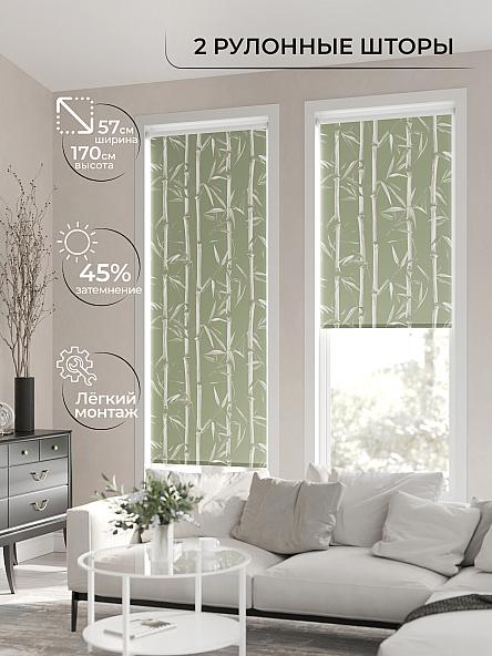 Рулонная штора для кухни для детской Ронлирт - 146 - ширина 57 см - фото 2