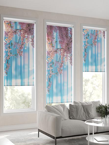 Рулонная штора для кухни для детской Ронлирт - 147 - ширина 57 см - фото 6