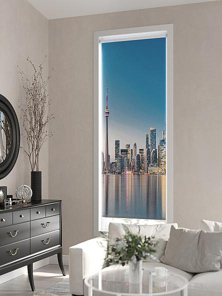 Рулонная штора для кухни для детской Ронлирт - 149 - ширина 57 см - фото 3