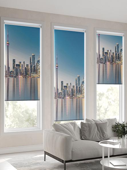 Рулонная штора для кухни для детской Ронлирт - 149 - ширина 57 см - фото 6