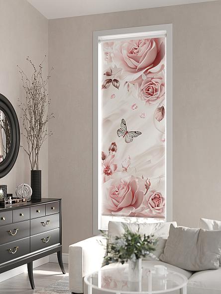 Рулонная штора для кухни для детской Ронлирт - 152 - ширина 57 см - фото 3