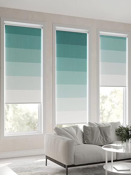 Рулонная штора для кухни для детской Ронлирт - 156 - ширина 57 см - фото 6