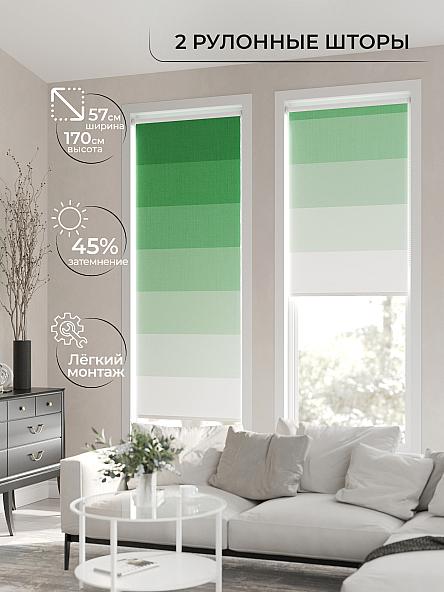 Рулонная штора для кухни для детской Ронлирт - 157 - ширина 57 см - фото 2