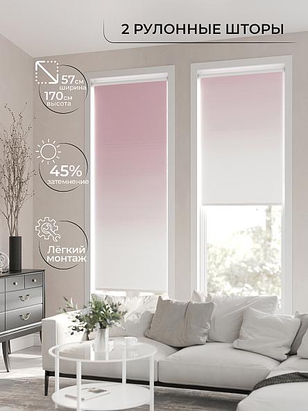 Рулонная штора для кухни для детской Ронлирт - 163 - ширина 57 см - фото 2