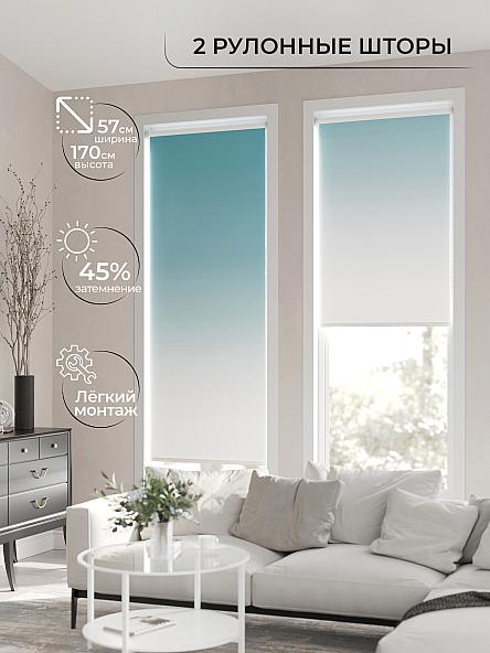 Рулонная штора для кухни для детской Ронлирт - 165 - ширина 57 см - фото 2