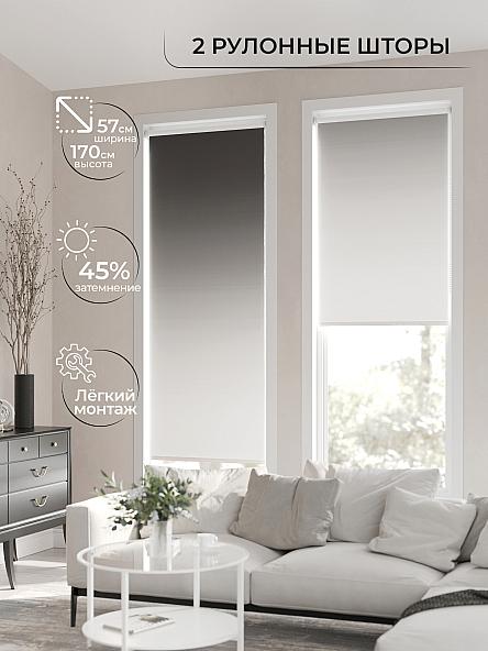 Рулонная штора для кухни для детской Ронлирт - 166 - ширина 57 см - фото 2