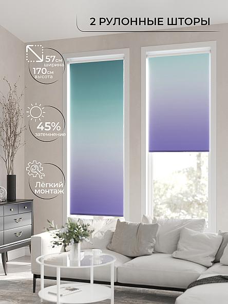 Рулонная штора для кухни для детской Ронлирт - 175 - ширина 57 см - фото 2