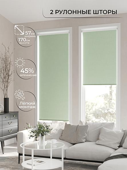 Рулонная штора для кухни для детской Ронлирт - 195 - ширина 57 см - фото 2