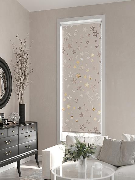 Рулонная штора для кухни для детской Клартис - 01 - ширина 62 см - фото 3