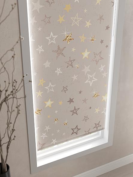 Рулонная штора для кухни для детской Клартис - 01 - ширина 62 см - фото 4