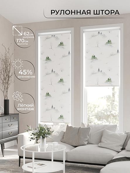 Рулонная штора для кухни для детской Клартис - 07 - ширина 62 см - фото 2