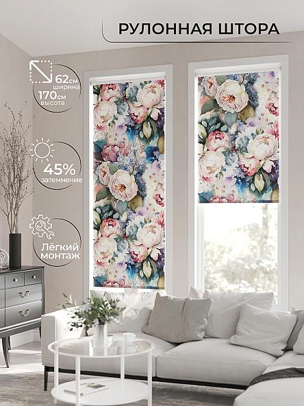 Рулонная штора для кухни для детской Клартис - 26 - ширина 62 см - фото 2