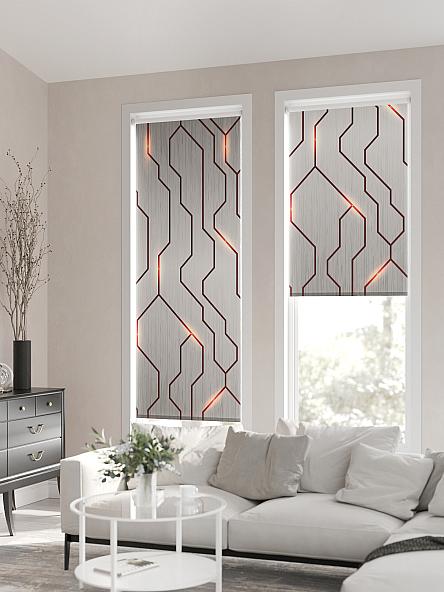 Рулонная штора для кухни для детской Клартис - 29 - ширина 62 см