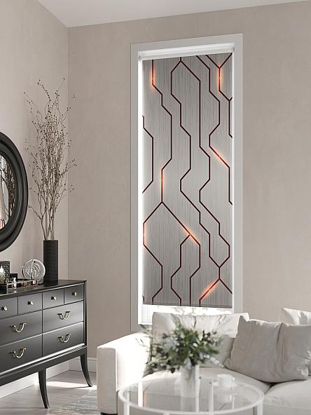 Рулонная штора для кухни для детской Клартис - 29 - ширина 62 см - фото 3