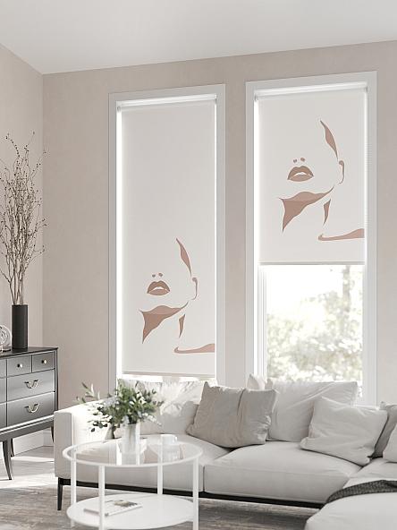 Рулонная штора для кухни для детской Клартис - 35 - ширина 62 см