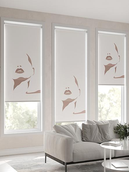 Рулонная штора для кухни для детской Клартис - 35 - ширина 62 см - фото 6