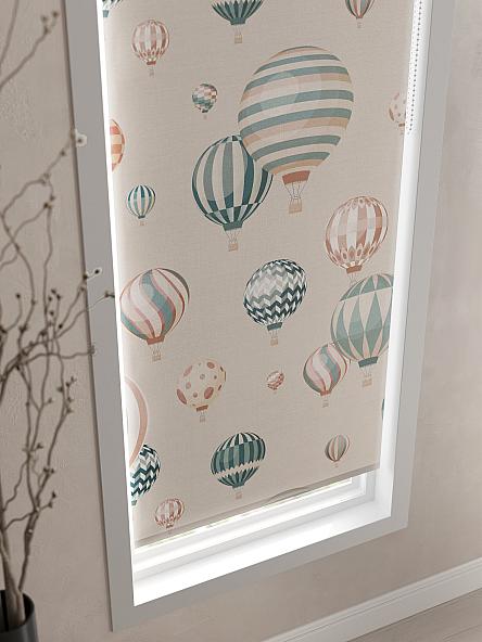 Рулонная штора для кухни для детской Клартис - 40 - ширина 62 см - фото 4