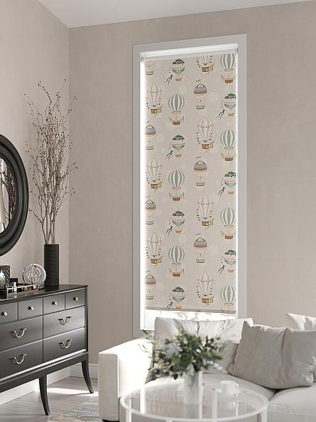 Рулонная штора для кухни для детской Клартис - 43 - ширина 62 см - фото 3