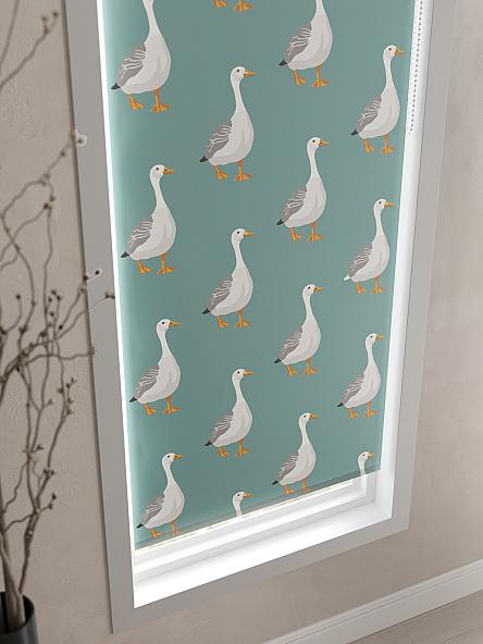 Рулонная штора для кухни для детской Клартис - 54 - ширина 62 см - фото 4