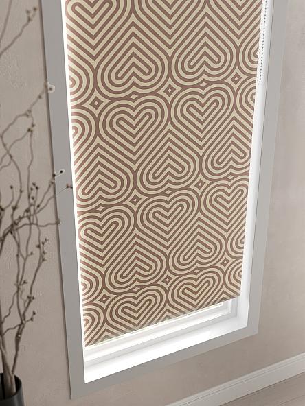 Рулонная штора для кухни для детской Клартис - 67 - ширина 62 см - фото 4