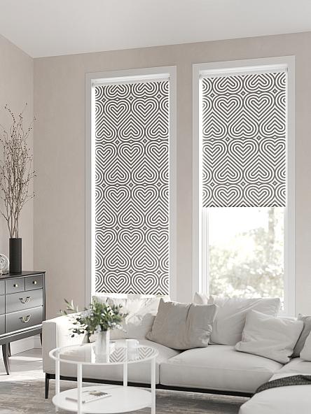 Рулонная штора для кухни для детской Клартис - 68 - ширина 62 см