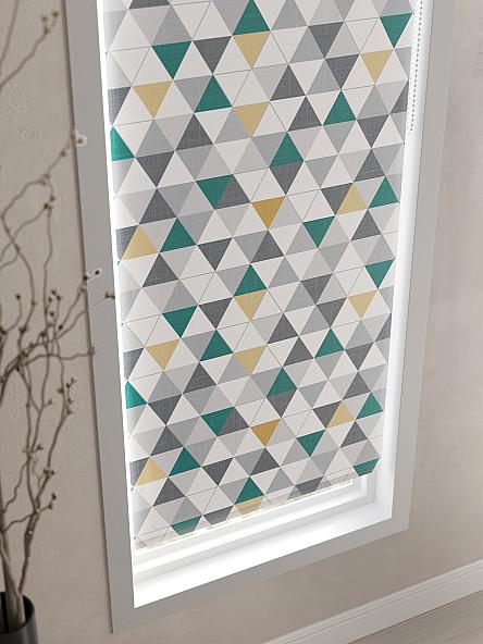 Рулонная штора для кухни для детской Клартис - 73 - ширина 62 см - фото 4